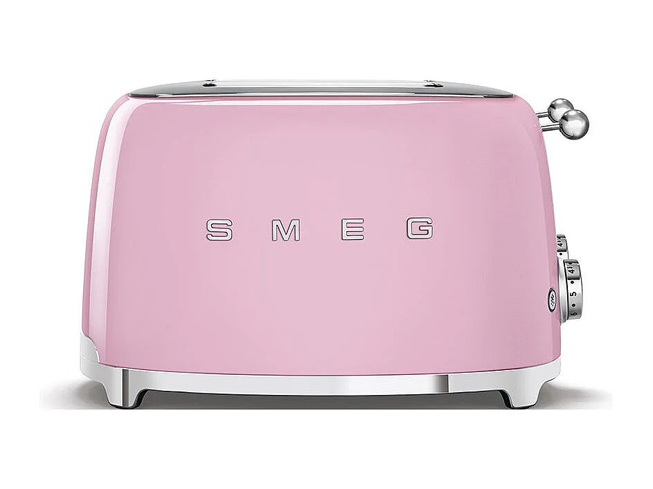 Smeg Tostapane TSF03PKEU da 6-4 fette 2000 W Rosa