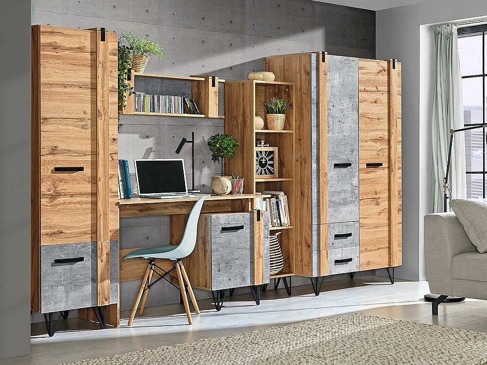 Mesa de escritório Ogden K108, Com portas, O número de portas: 1