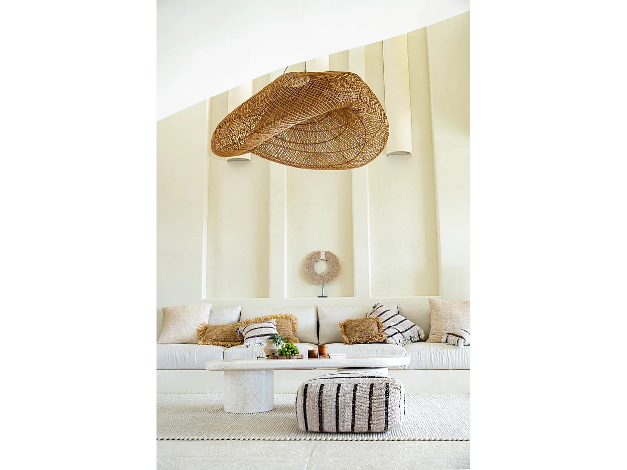 Die Papua Shell Scheibe am Stand - Weiss - M