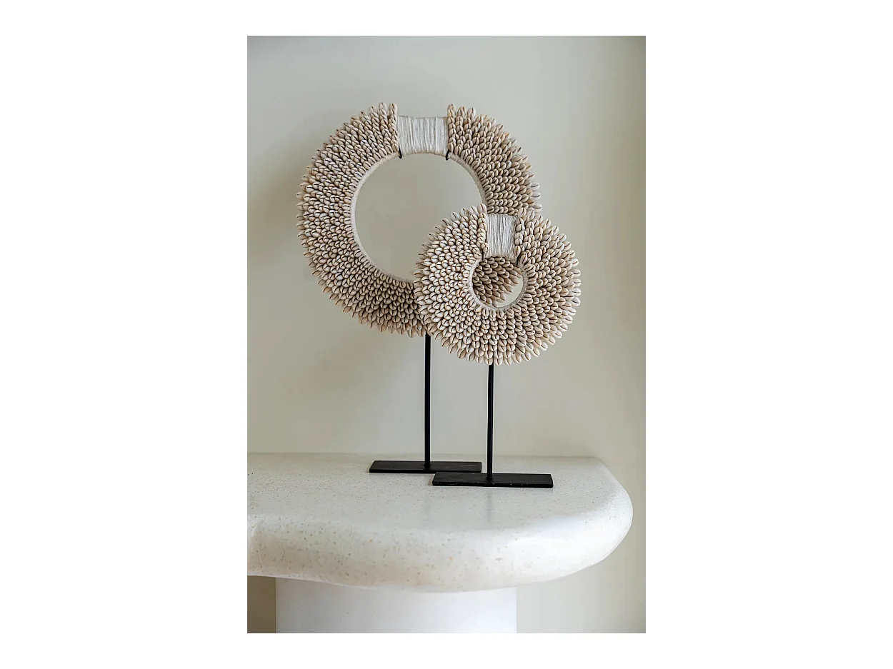 Papua Shell Disc Sur Pied - Blanc - M