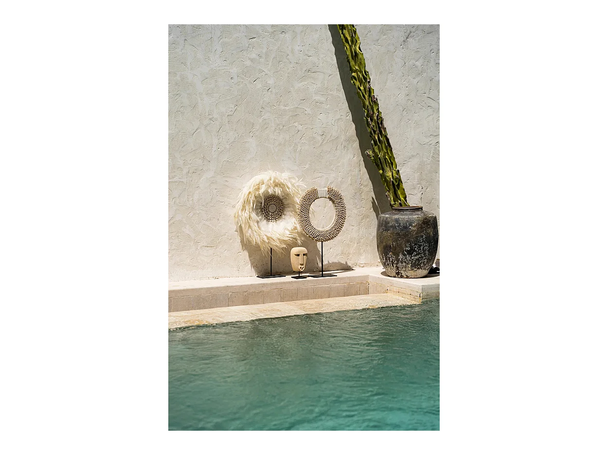 Papua Shell Disc Sur Pied - Blanc - M