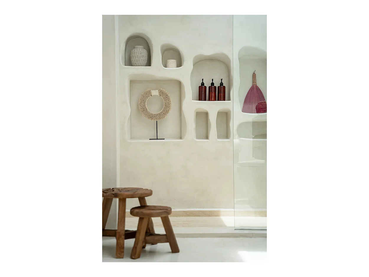 Papua Shell Disc Sur Pied - Blanc - M