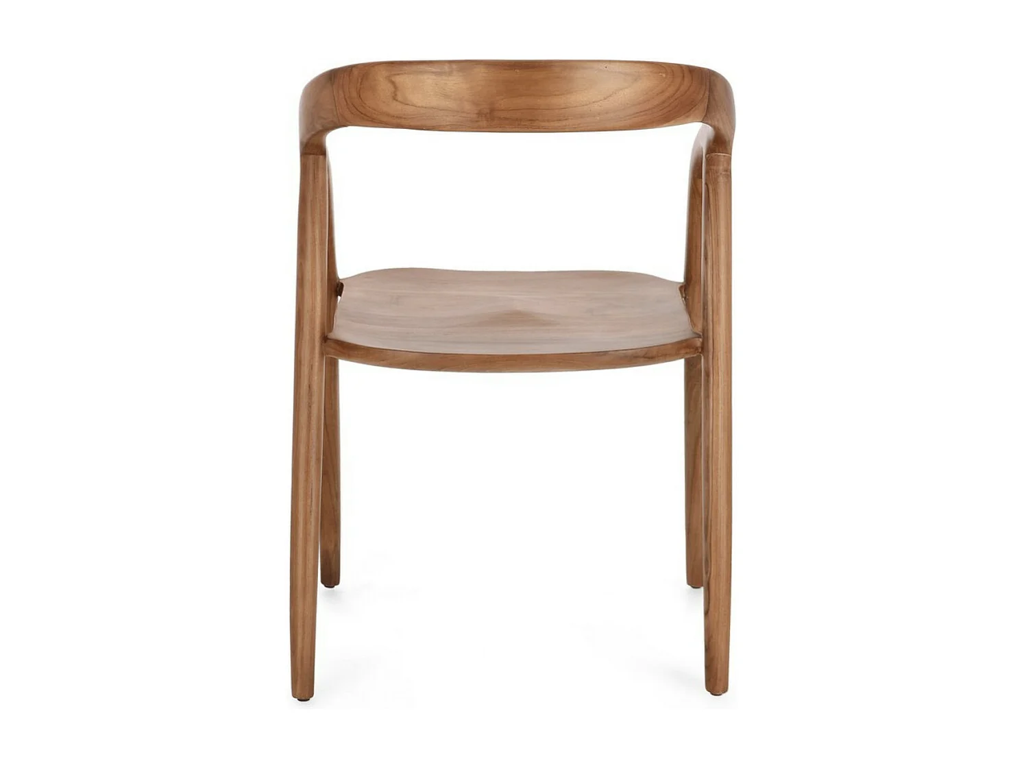 Lot de 2 chaises en bois de Teck Kotty– Luxe et durabilité-Couleur Naturel