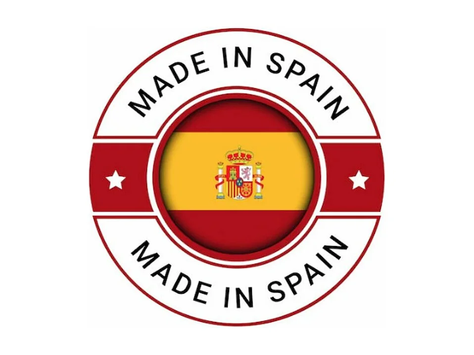 Table rectangulaire bois de manguier noir et pieds acier noir Tinka 200cm