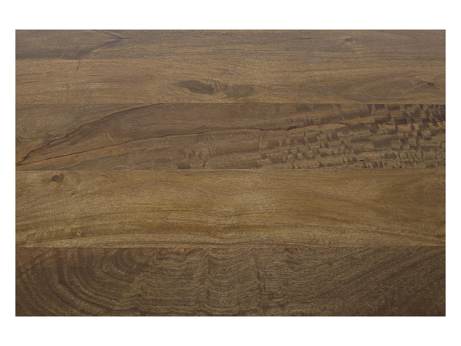 Table à manger ronde en bois de manguier marron Sylvie D 120cm