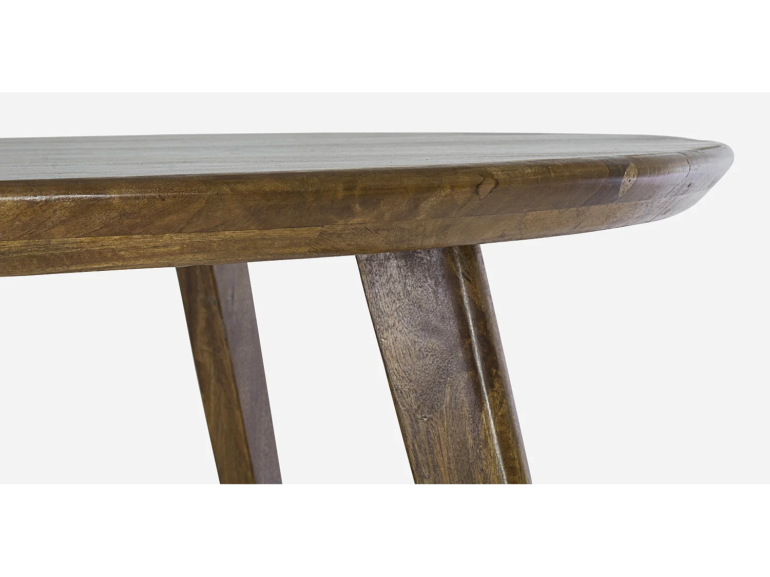 Table à manger ronde en bois de manguier marron Sylvie D 120cm