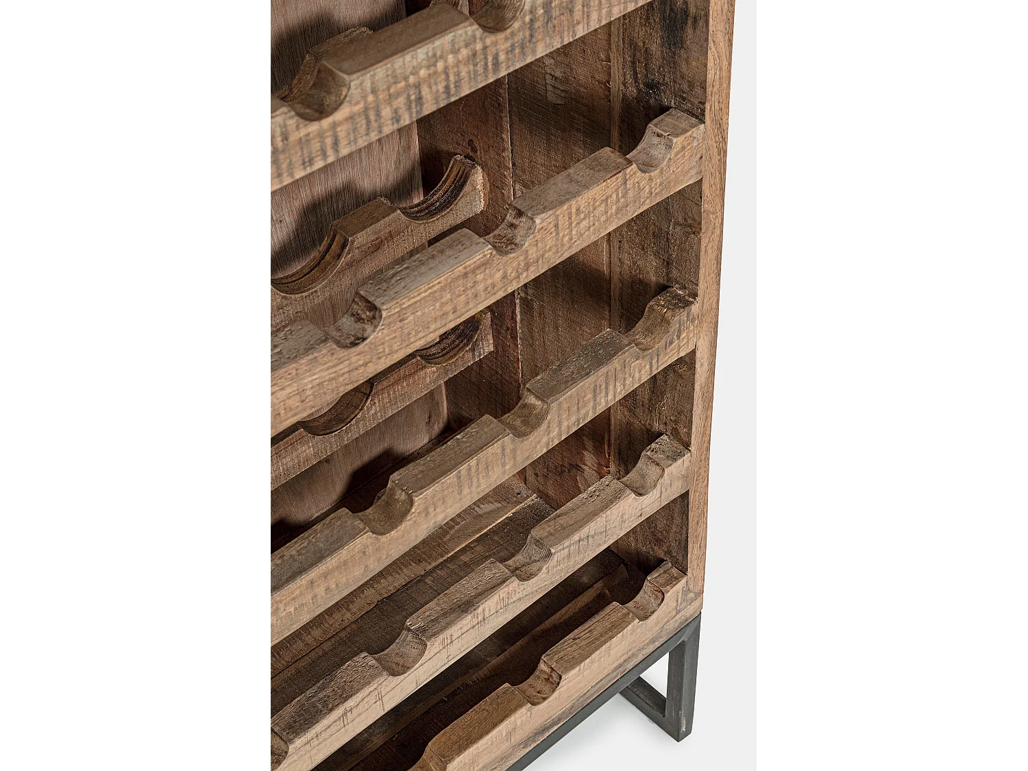 Armoire à vin avec 1 tiroir acacia marron Emete L 60cm