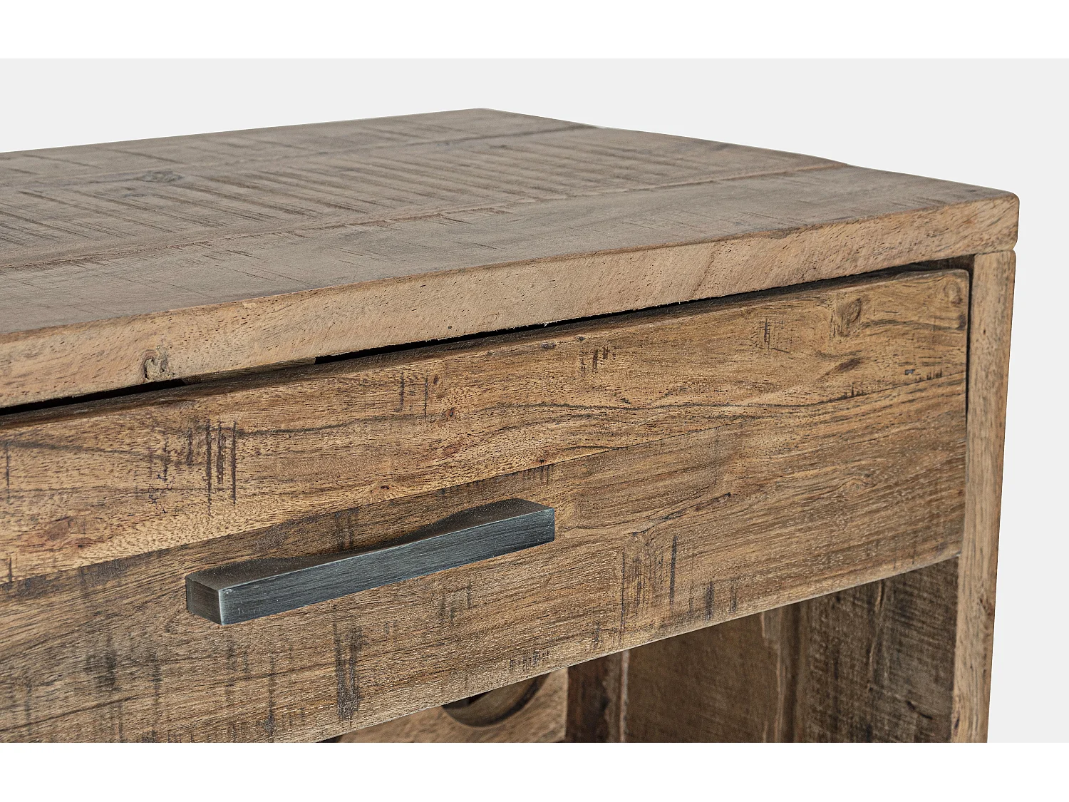 Armoire à vin avec 1 tiroir acacia marron Emete L 60cm