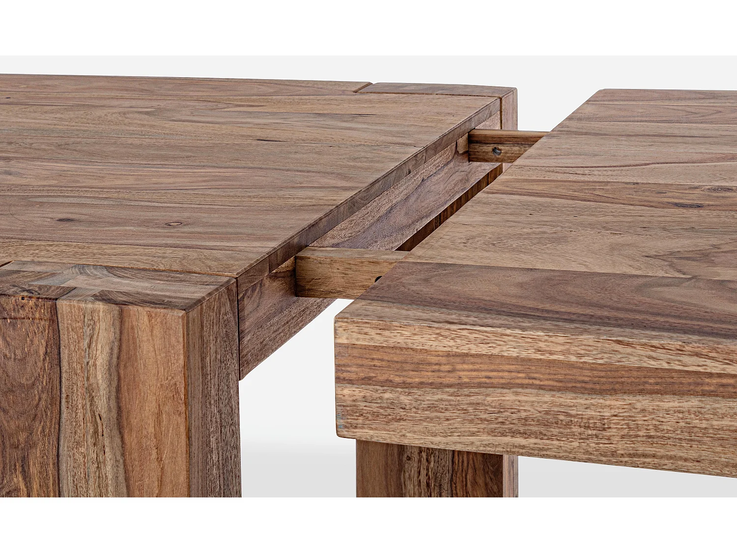 Table extensible bois de shesham naturel Sany L 175-265cm