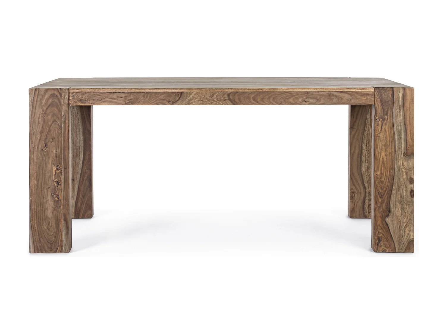 Table extensible bois de shesham naturel Sany L 175-265cm