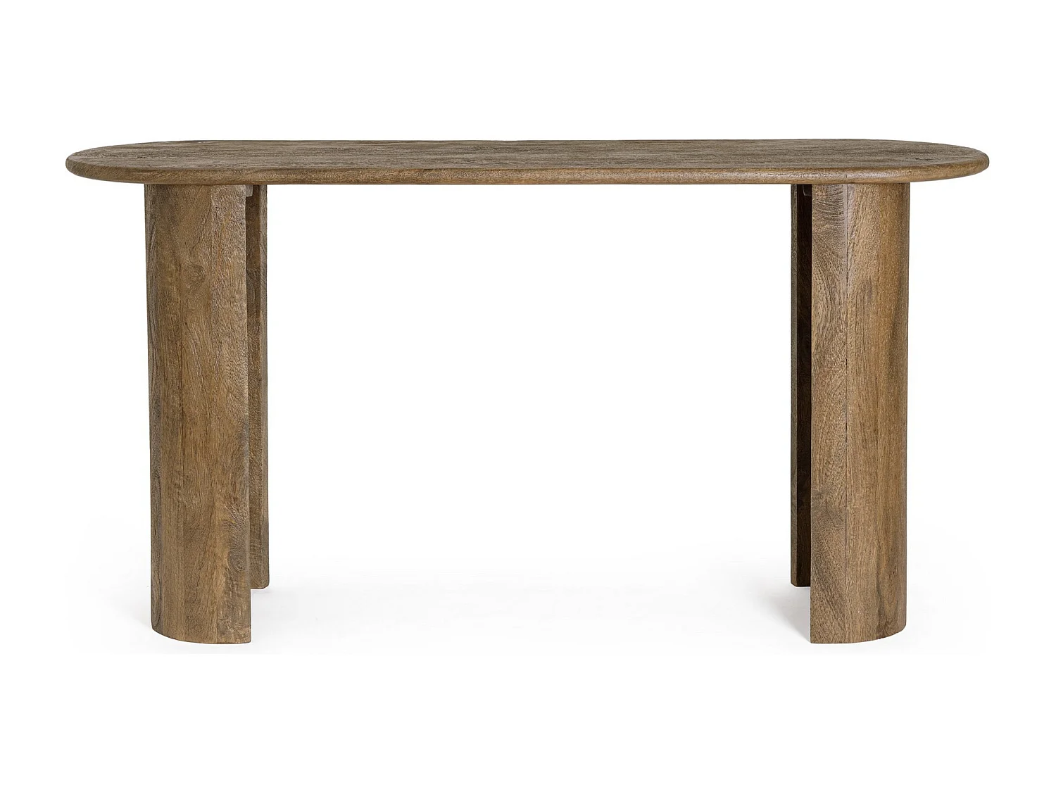 Console en bois massif Orinda 145cm-Couleur Marron