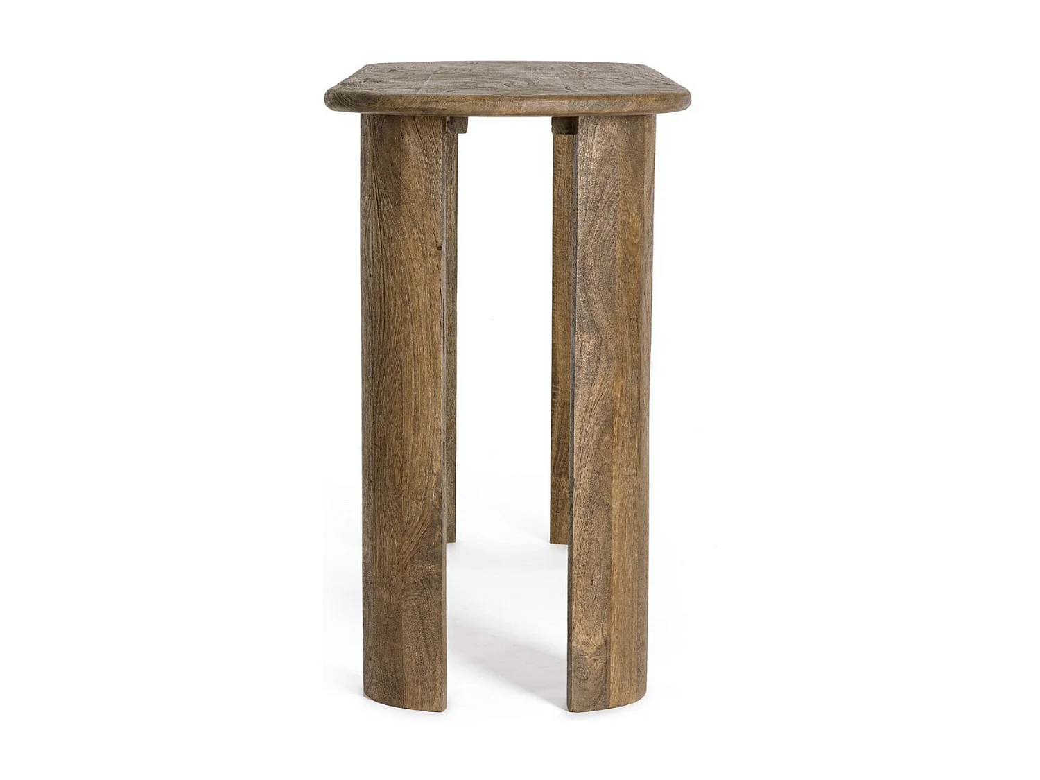 Console en bois massif Orinda 145cm-Couleur Marron
