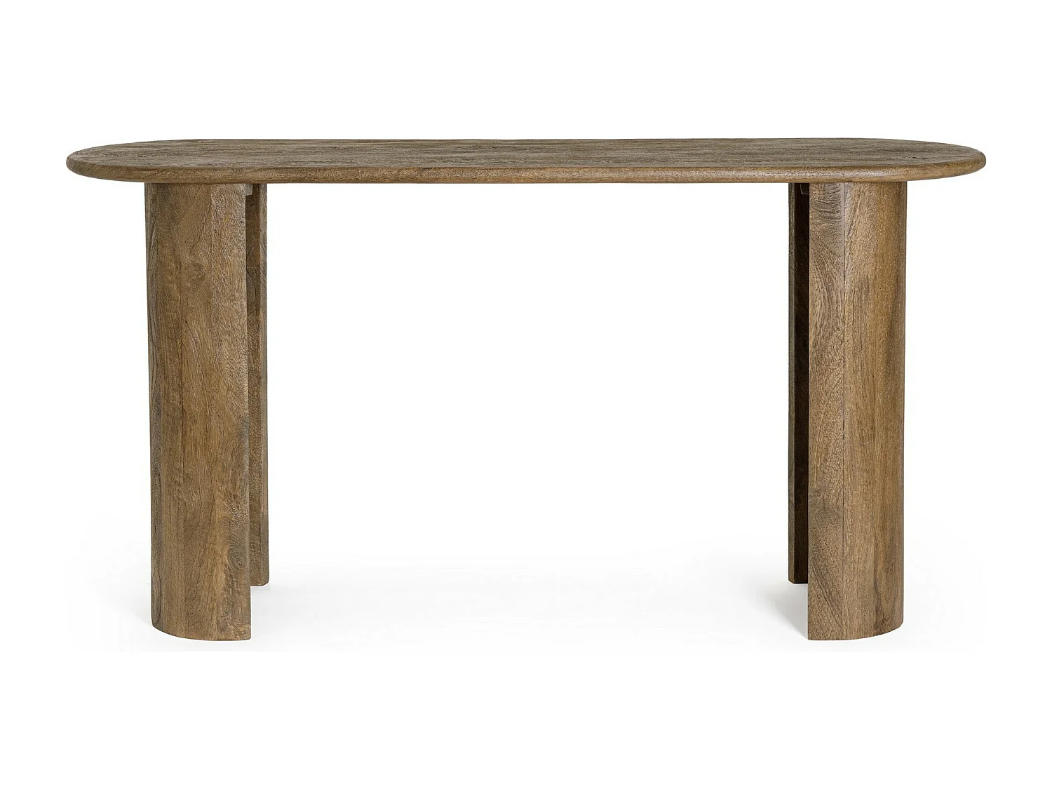 Console en bois massif Orinda 145cm-Couleur Marron