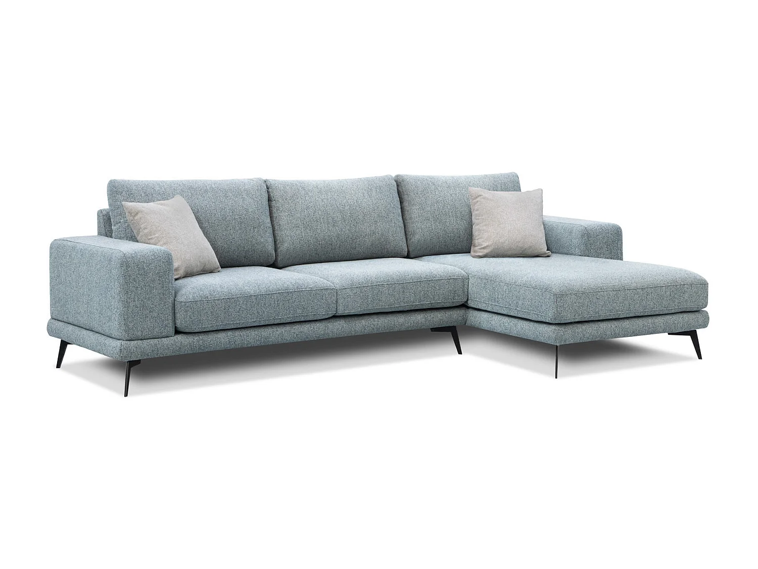 MEDIOLANE Ecksofa 4-Sitzer rechts, mint