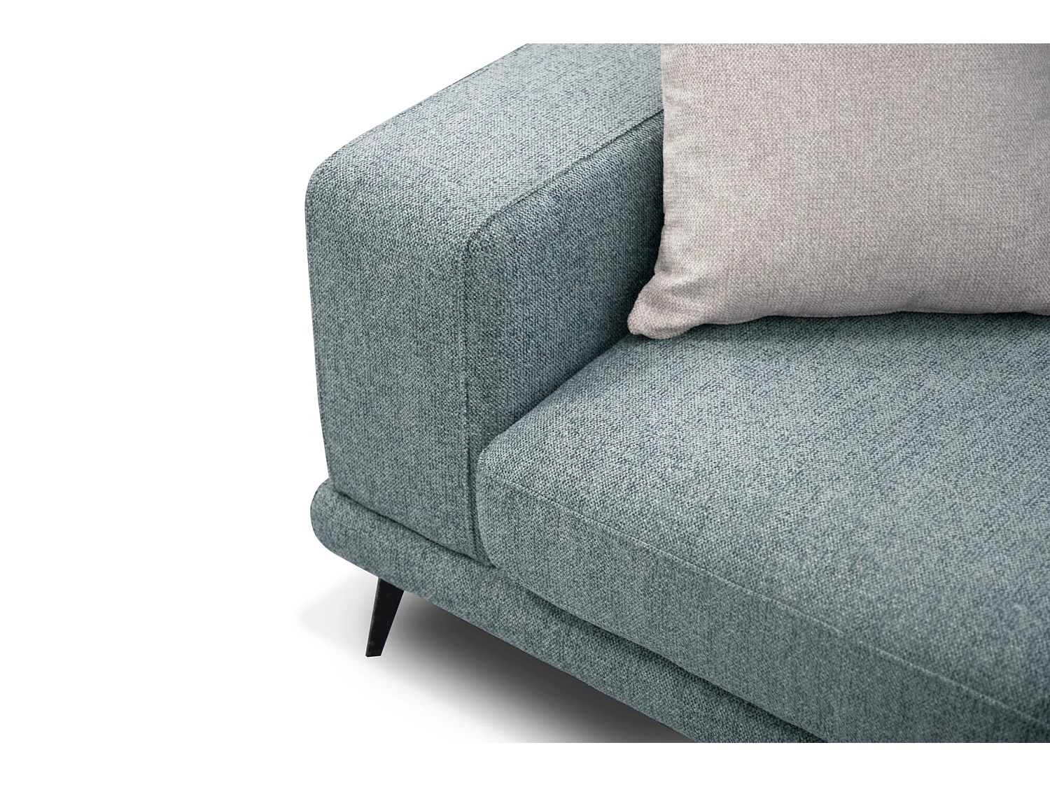 MEDIOLANE Ecksofa 4-Sitzer rechts, mint