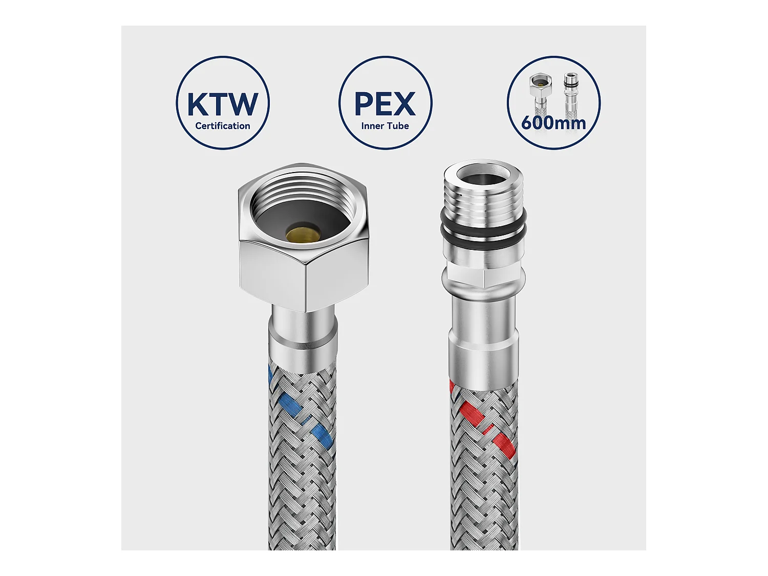 AuraLum Max Miscelatore Cucina a Molla A Spirale con 2 Funzioni Doccetta Rubinetto lavello Rotante 360°Inox 304 per Cucina, Spazzolato