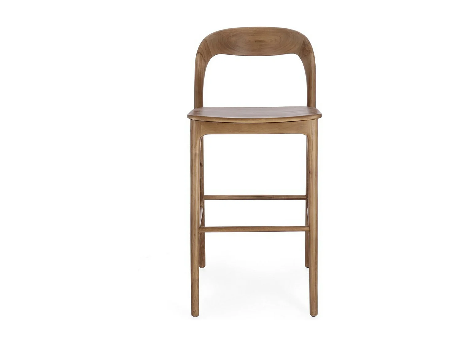 Tabouret en bois de Teck – Modèle Kiley-Couleur Naturel