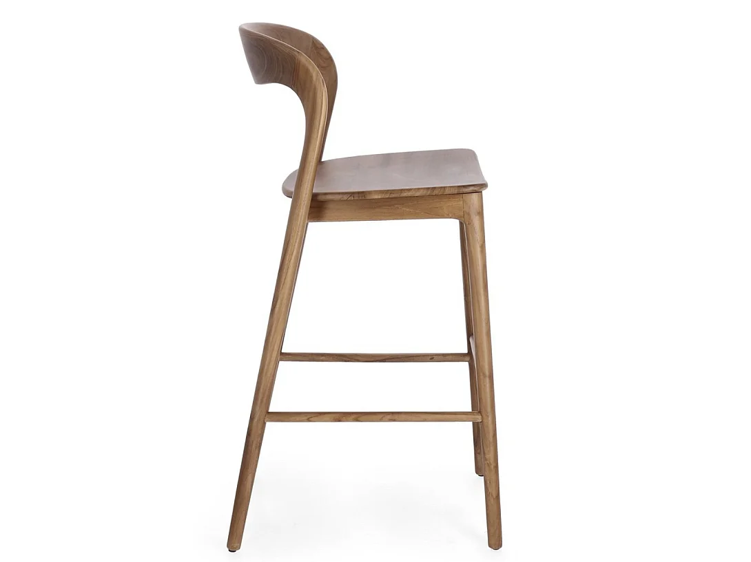Tabouret en bois de Teck – Modèle Kiley-Couleur Naturel