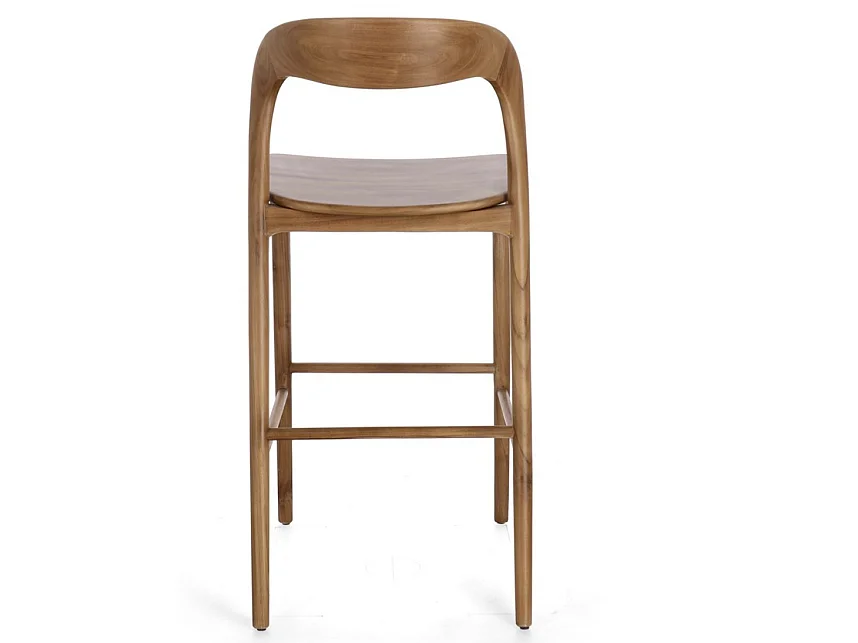 Tabouret en bois de Teck – Modèle Kiley-Couleur Naturel