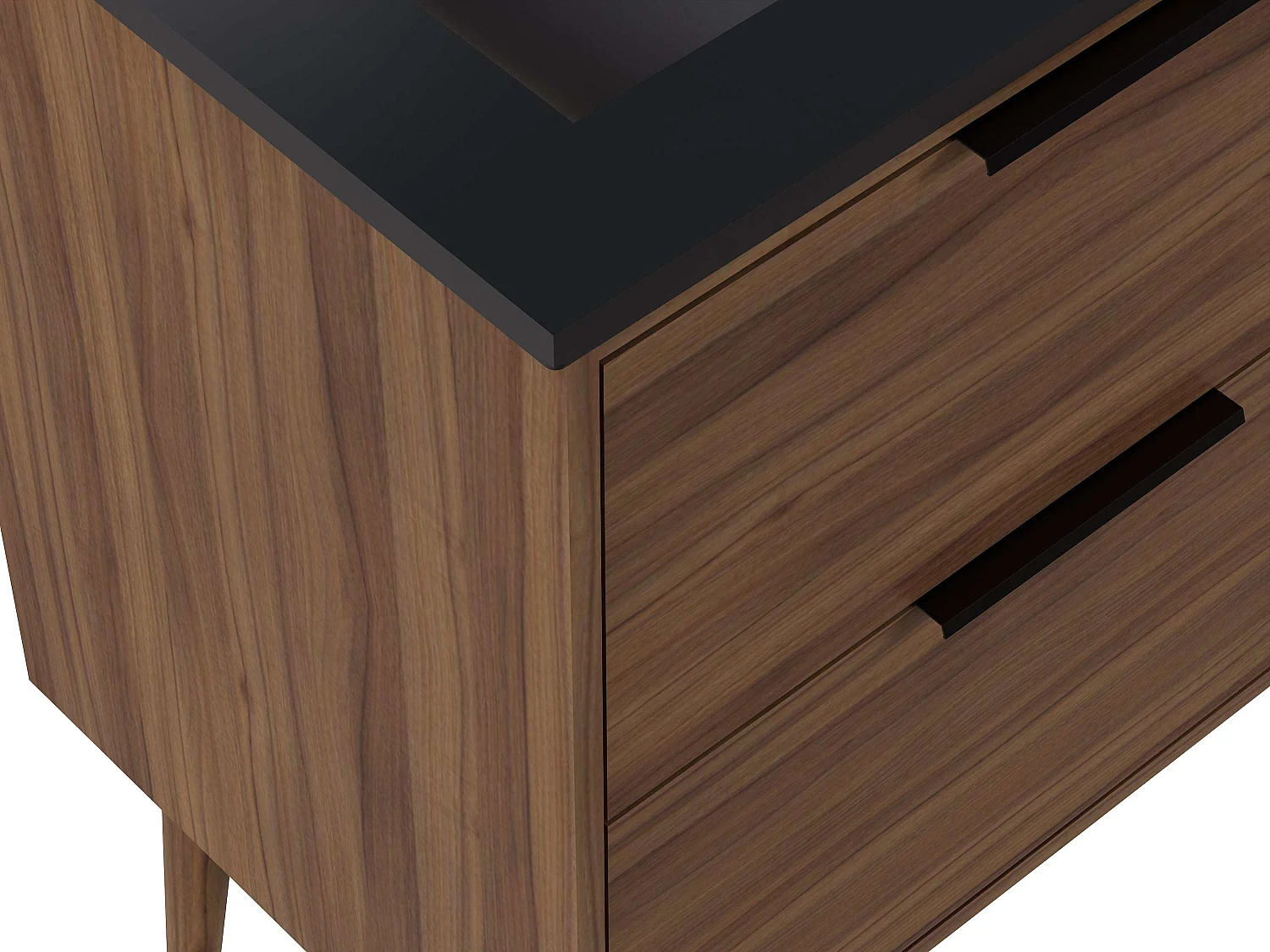 Meuble de salle de bain CONI 4 tiroirs 120 cm chêne T-BATH Inclus lavabo et miroir