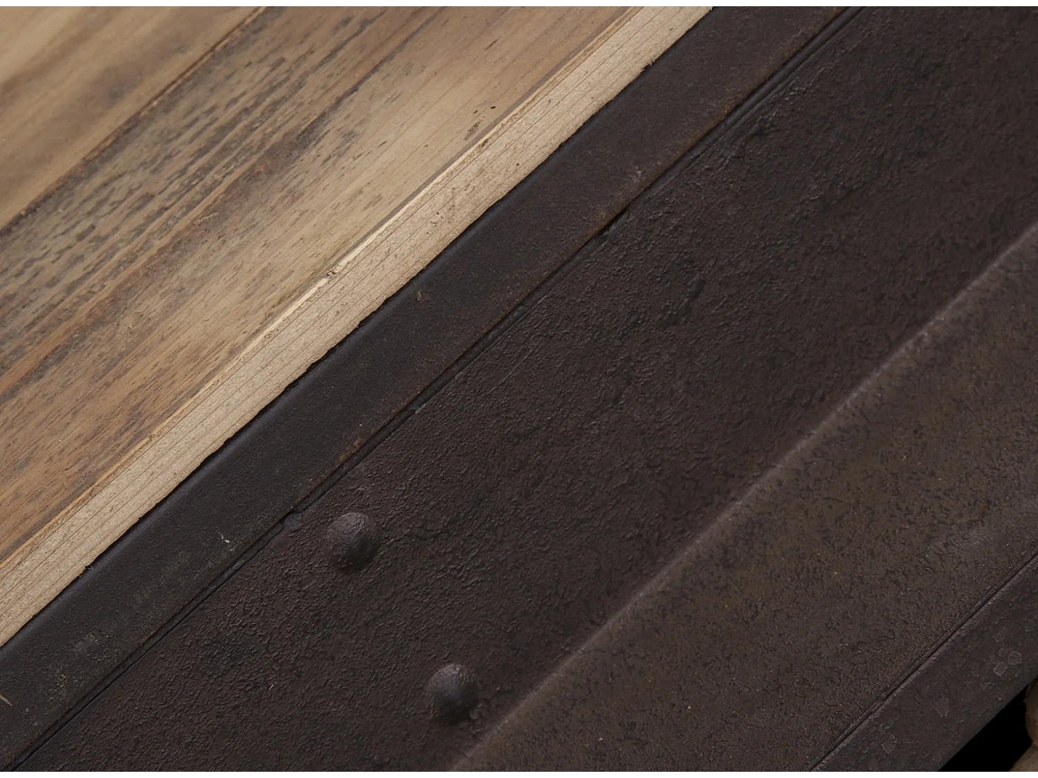 Librería industrial con escalera en madera maciza de pino y acero Stone negro 160 cm