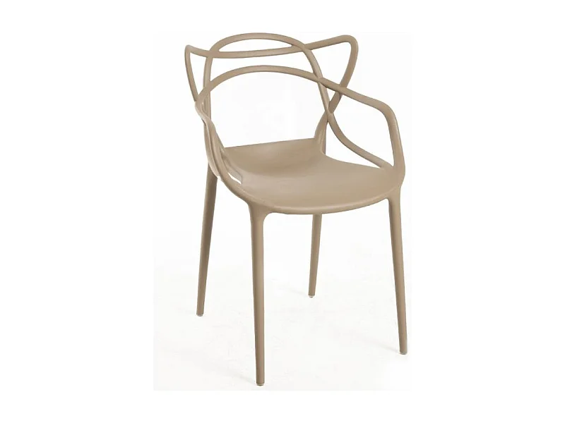 Silla Beliano premium con reposabrazos - Interior y exterior-Color ribete verde crudo