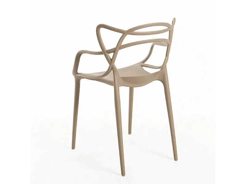 Silla Beliano premium con reposabrazos - Interior y exterior-Color ribete verde crudo