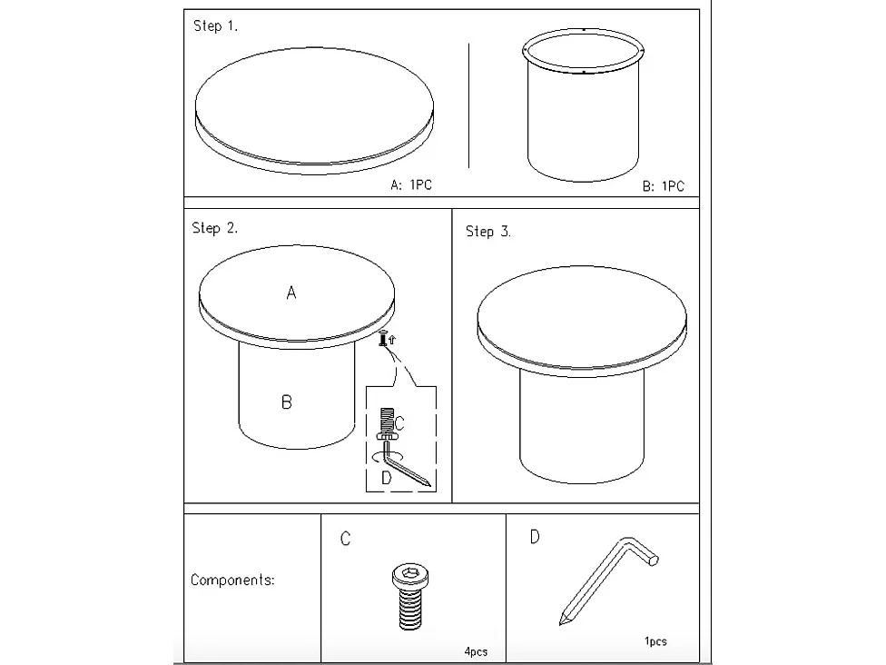 Table à manger ronde porcelaine et acier doré Tikah 150cm