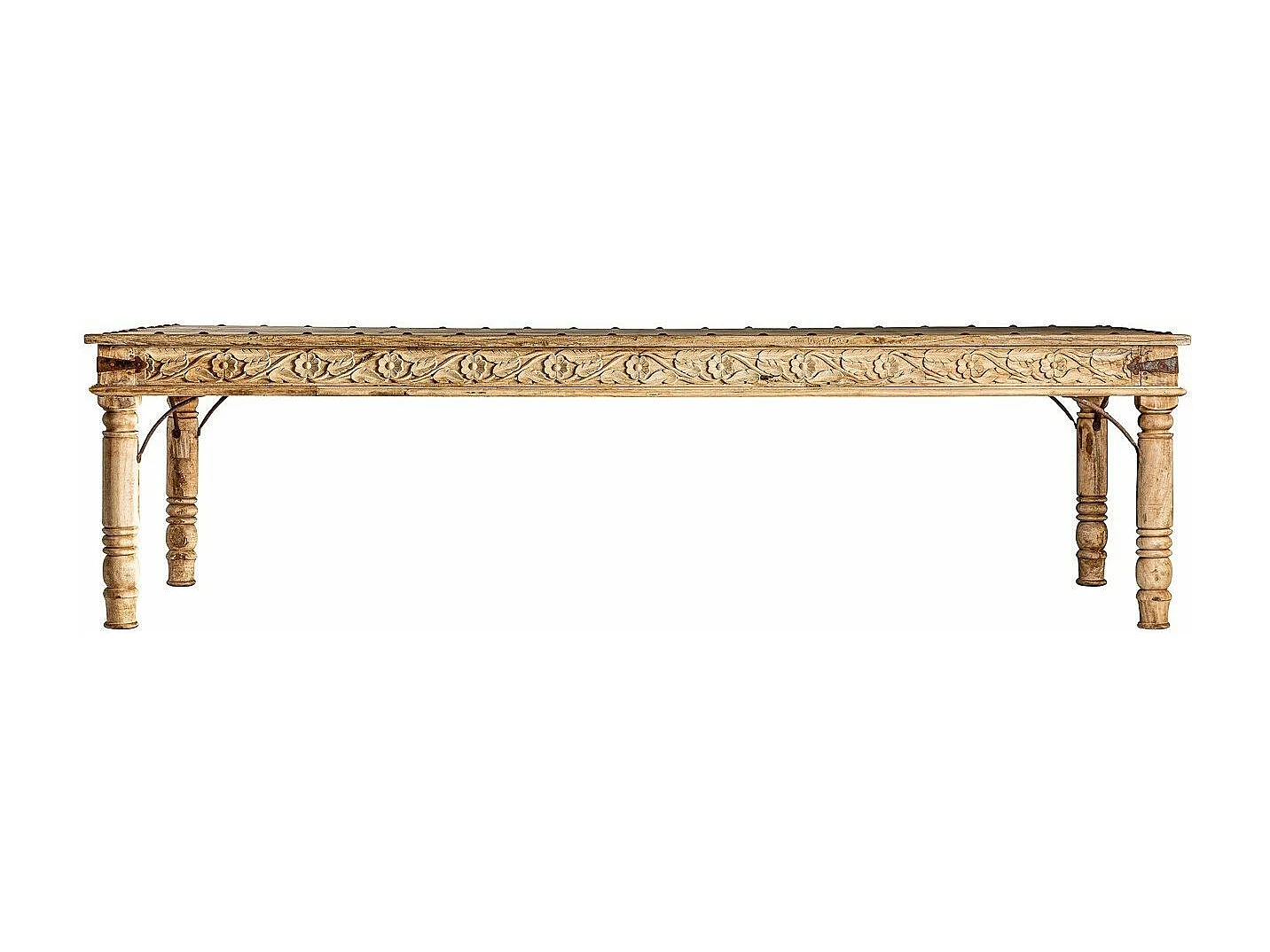 Table à manger bois massif de manguier Kadyan 280cm