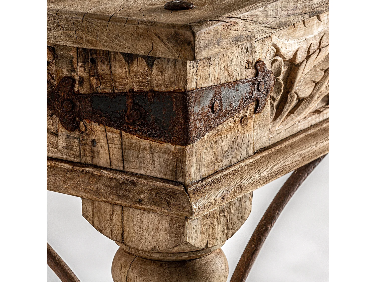 Table à manger bois massif de manguier Kadyan 280cm