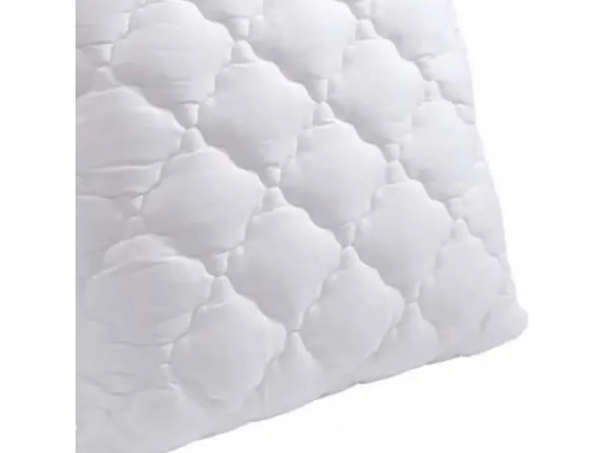 Lot de 2 oreillers gonflants 65 x 65, Mousse à mémoire de Forme, Spécial Cervicale, carrée avec une enveloppe en Microfibres Anti Bactérien