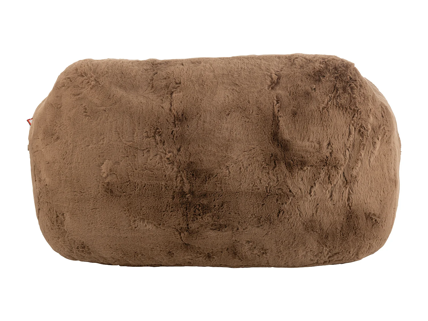 Banquette design Kuty 152cm - Luxe et douceur avec effet peluche-Couleur Marron clair