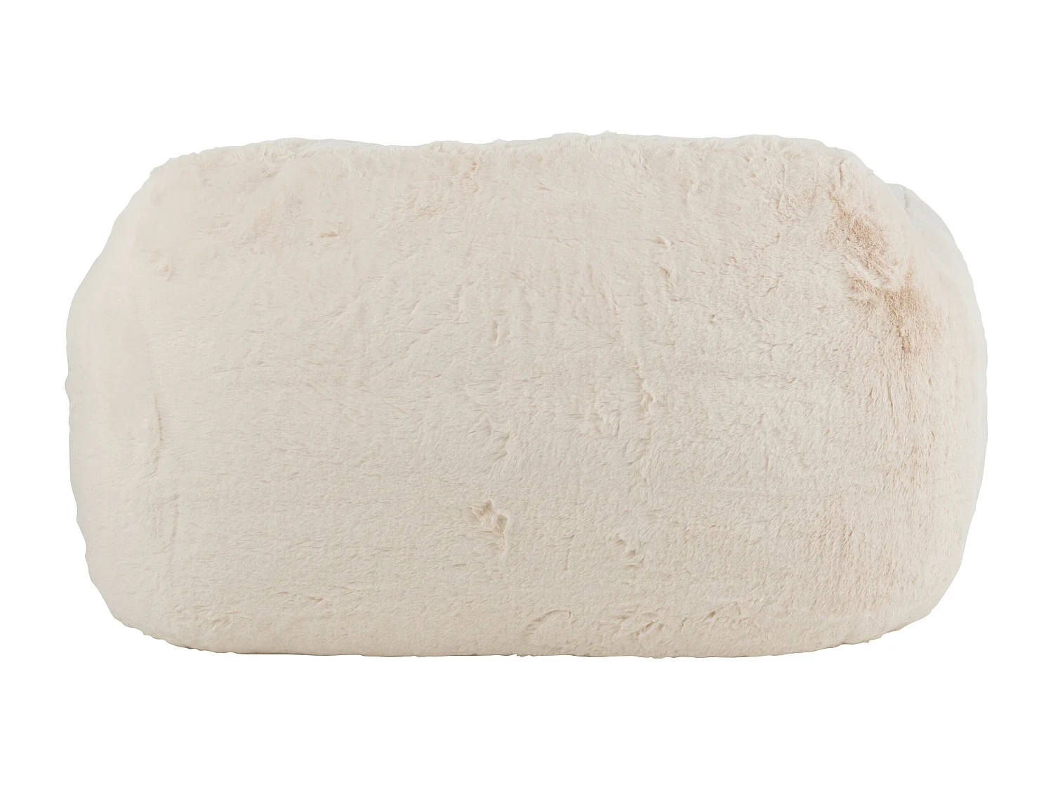 Banquette design Kuty 152cm - Luxe et douceur avec effet peluche-Couleur Beige clair