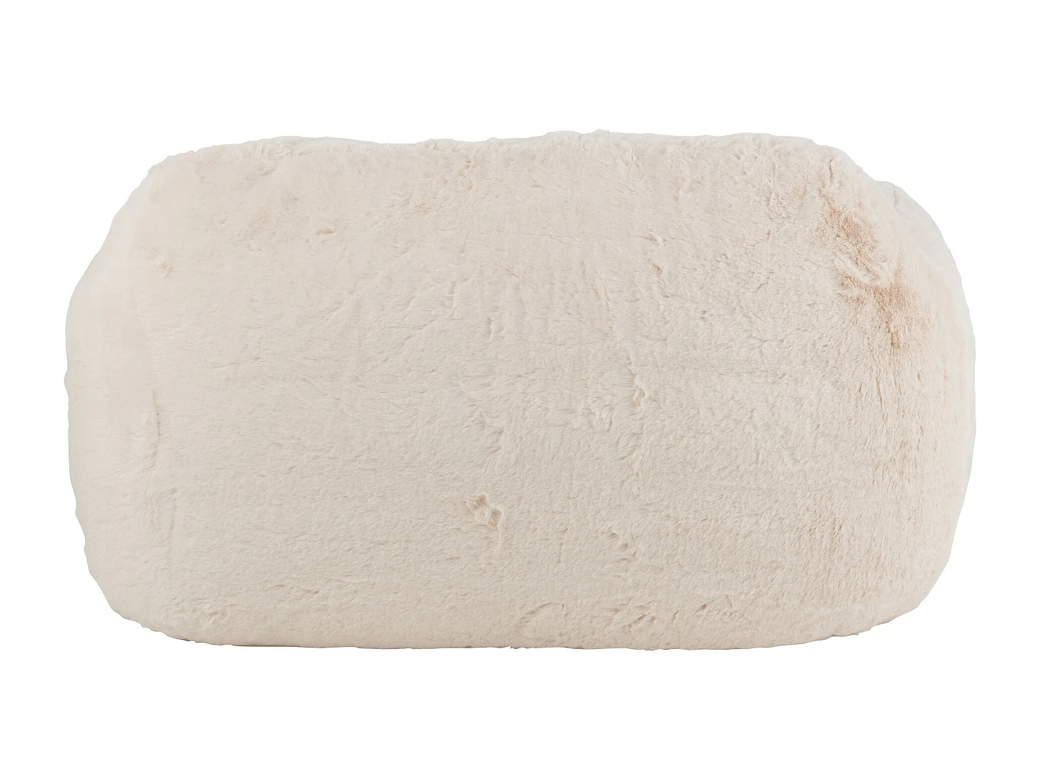 Banquette design Kuty 152cm - Luxe et douceur avec effet peluche-Couleur Beige clair