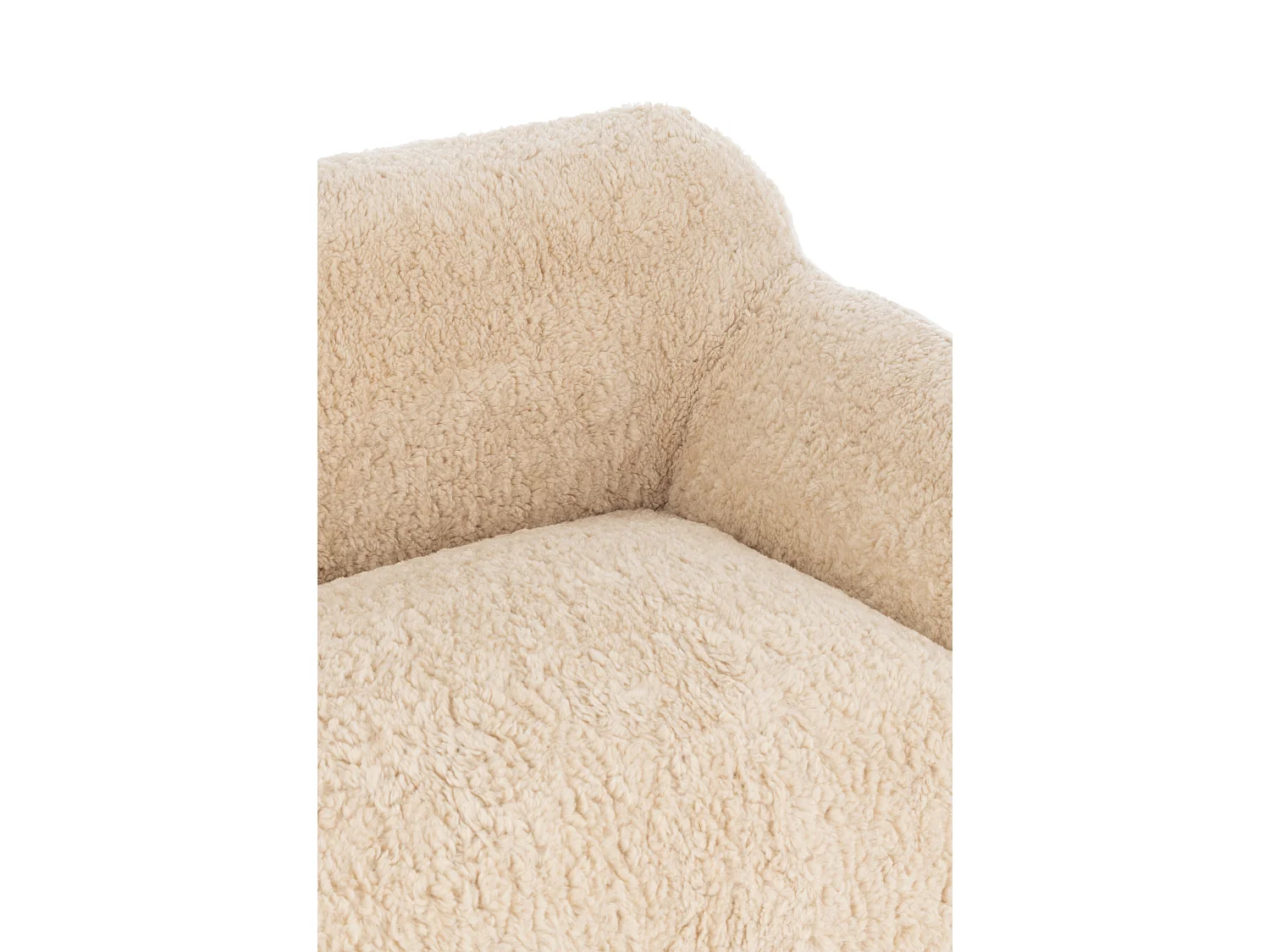 Banco de diseño Kuty 152 cm - Lujo y suavidad con efecto felpa-Color ribete verde crudo