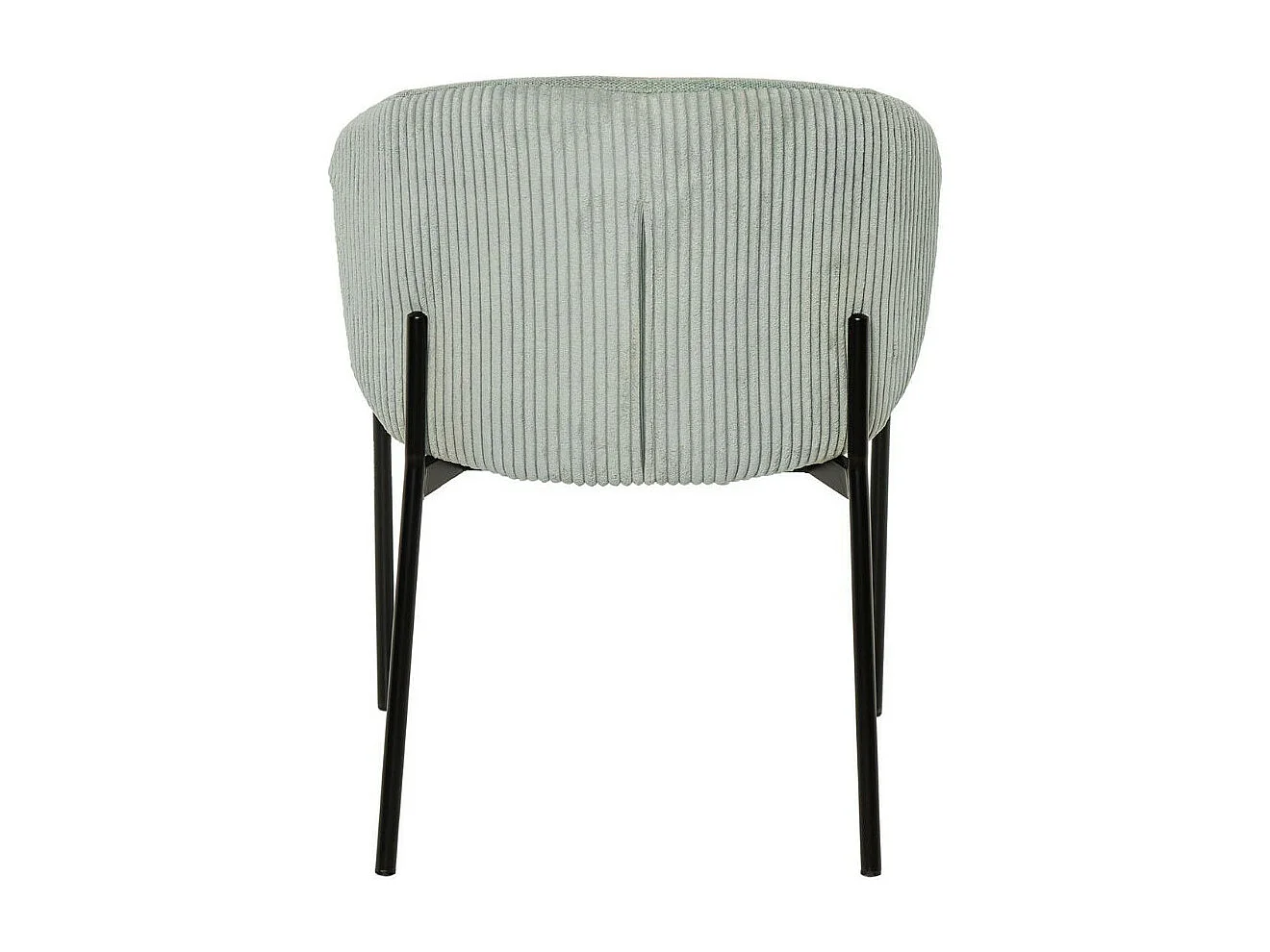 Chaise en tissu lisse et velouté Laina – Style et douceur-Couleur Vert céladon