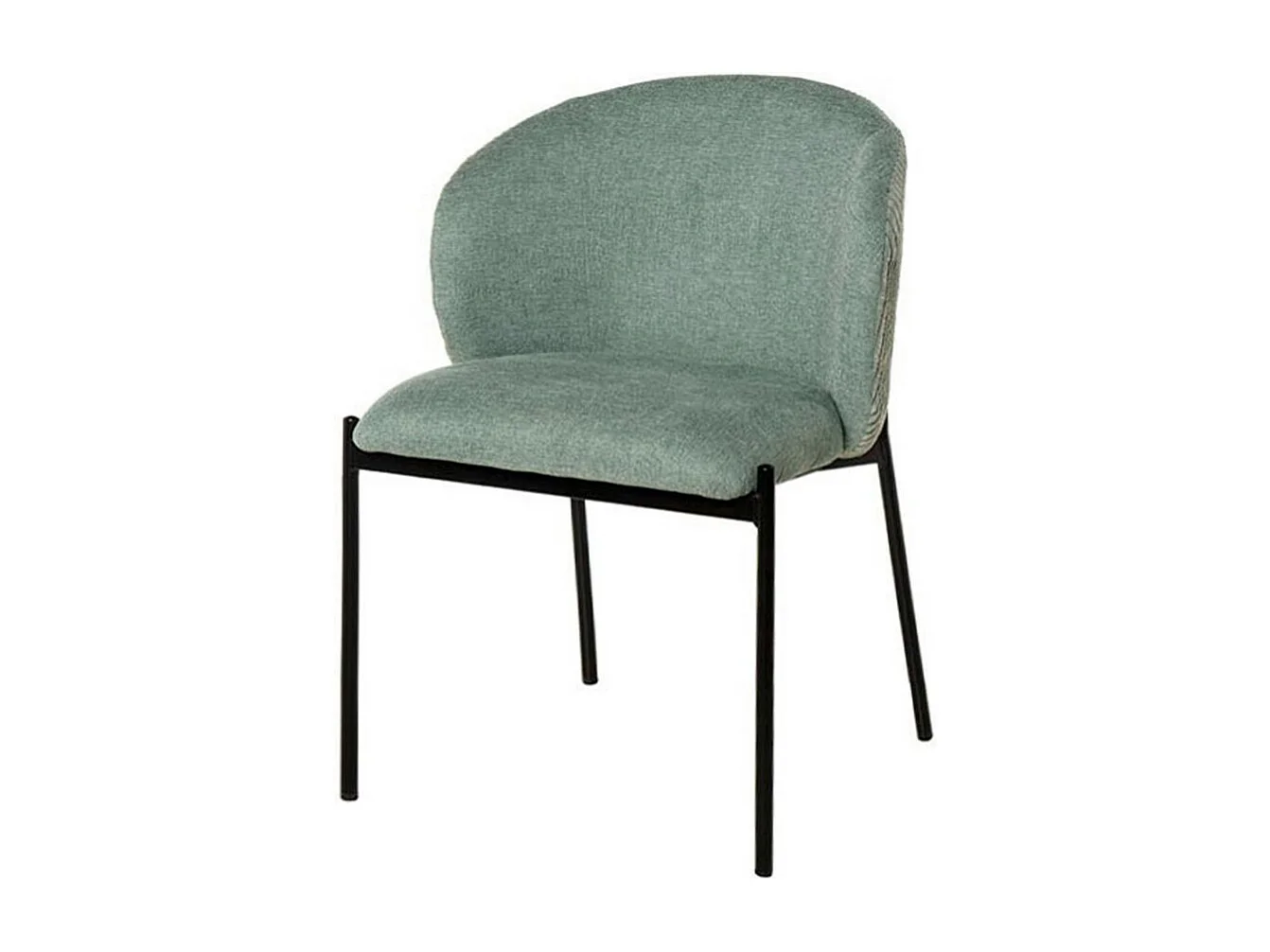 Chaise en tissu lisse et velouté Laina – Style et douceur-Couleur Gris foncé