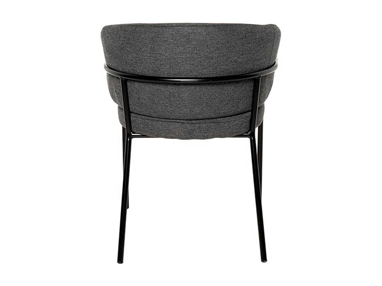 Chaise en tissu Florina – Design minimaliste et confort supérieur-Couleur Gris foncé