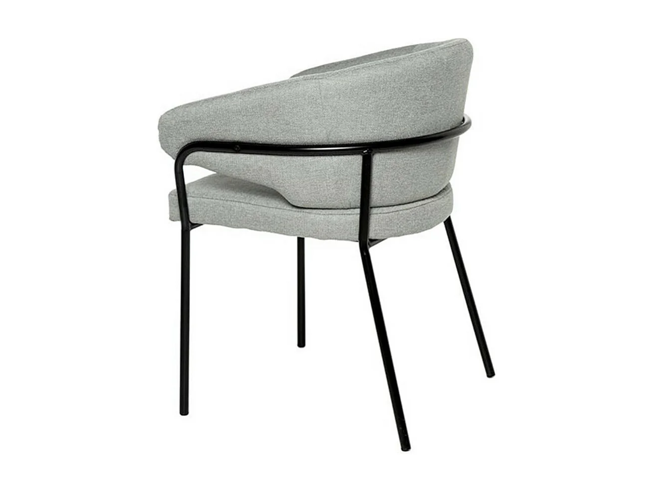 Chaise en tissu Florina – Design minimaliste et confort supérieur-Couleur Gris clair
