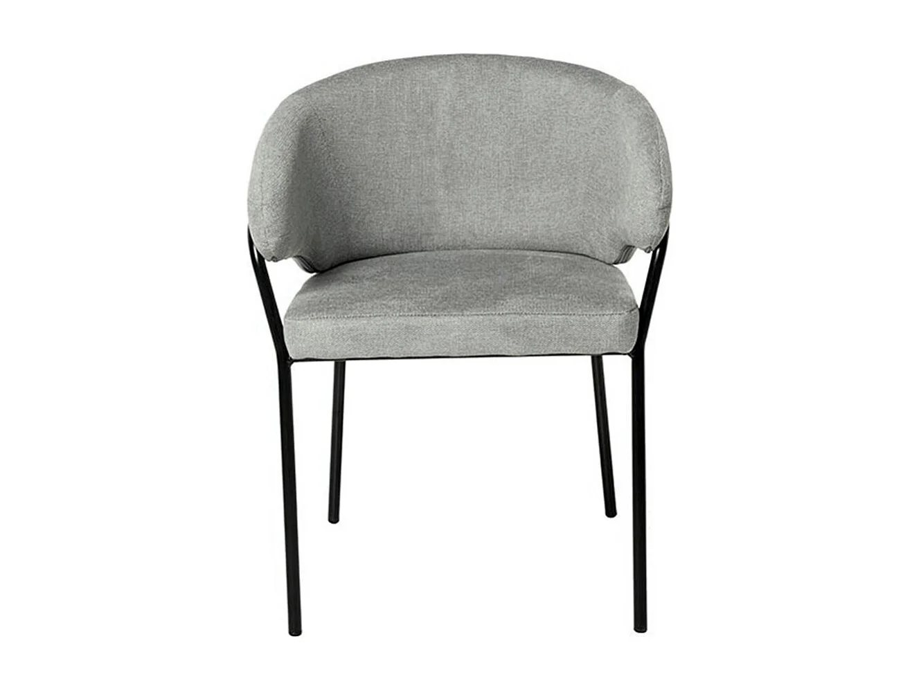 Chaise en tissu Florina – Design minimaliste et confort supérieur-Couleur Gris clair