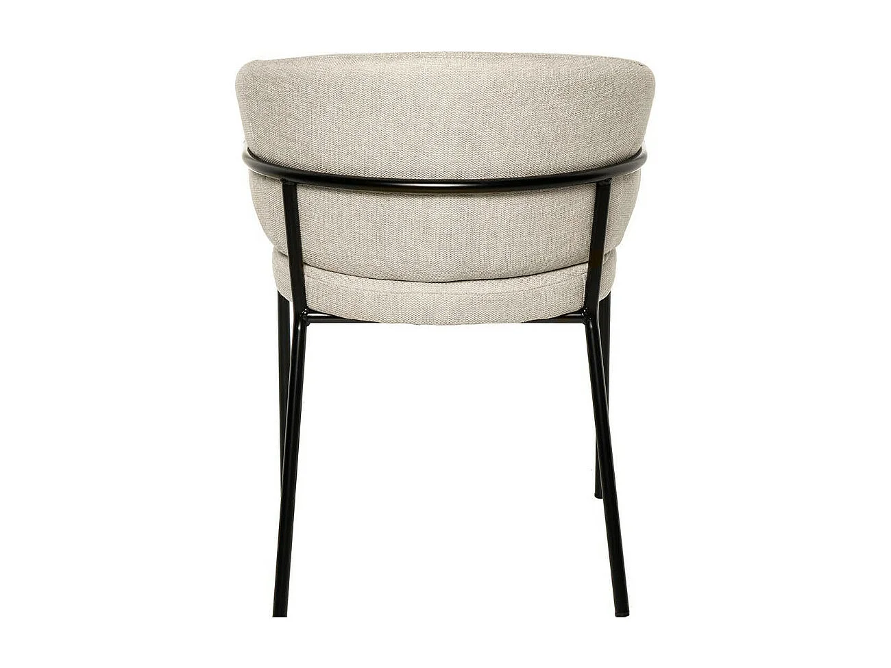 Chaise en tissu Florina – Design minimaliste et confort supérieur-Couleur Beige clair