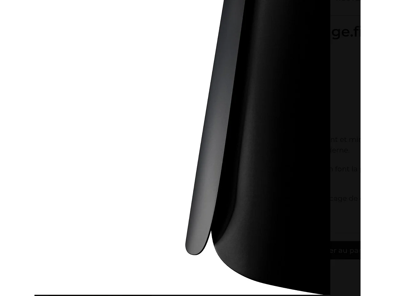 Table ronde Kyria – Design minimaliste et élégance contemporaine-Couleur Naturel/Noir