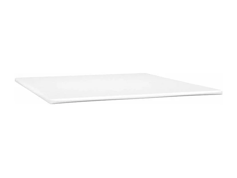 Sommier à lattes de lit avec matelas Crème 180x200 Tissu