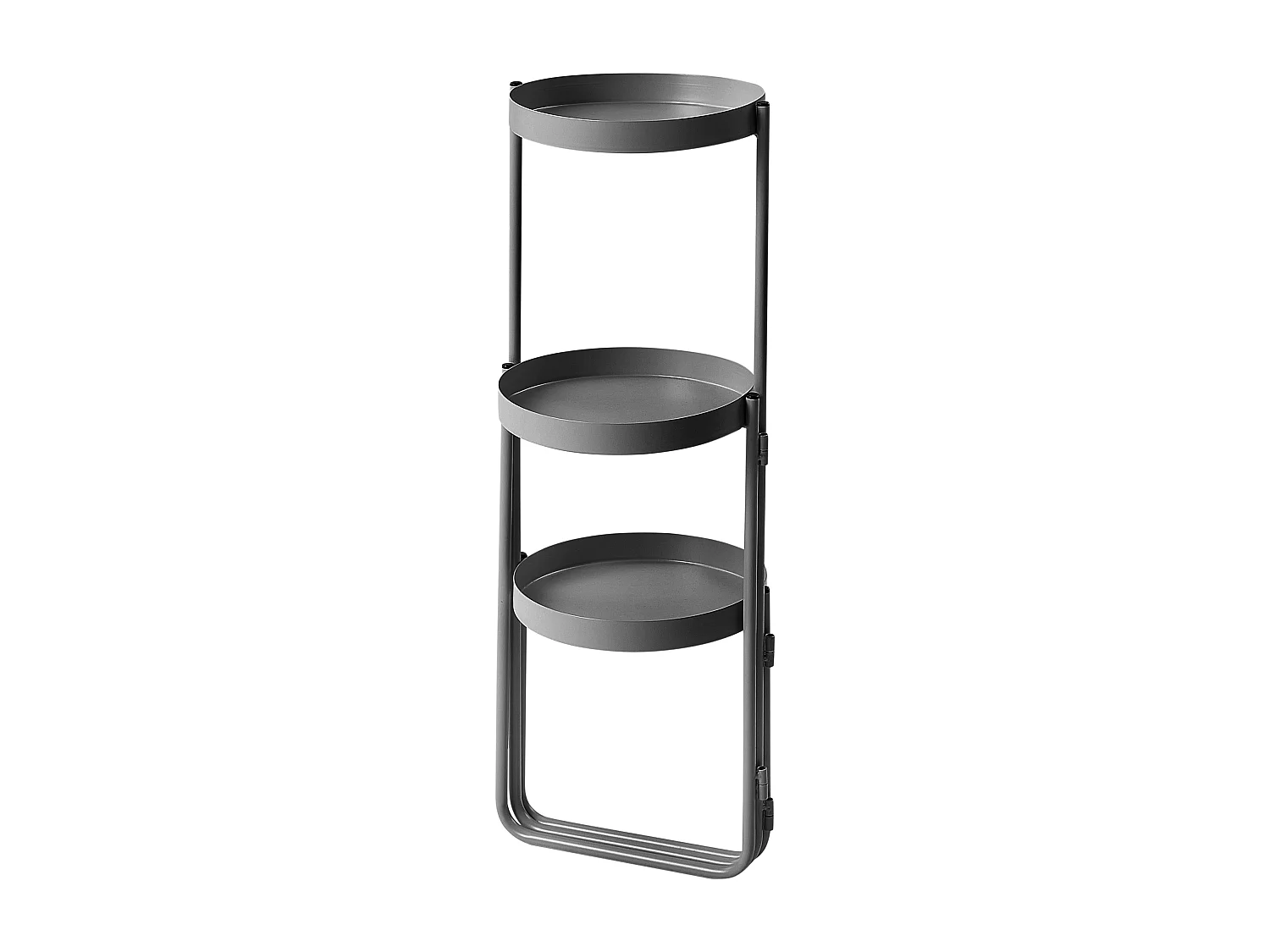 Pflanzenständer FRAGARIA Metall 42 cm Schwarz