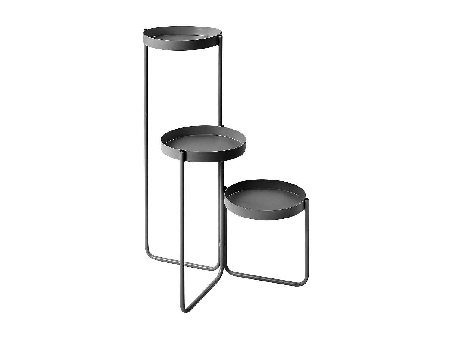 Supporto per vasi FRAGARIA Metallo 42 cm Nero