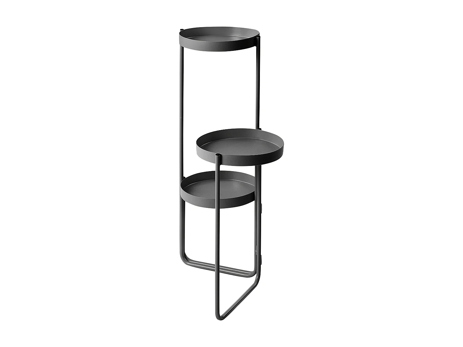 Supporto per vasi FRAGARIA Metallo 42 cm Nero