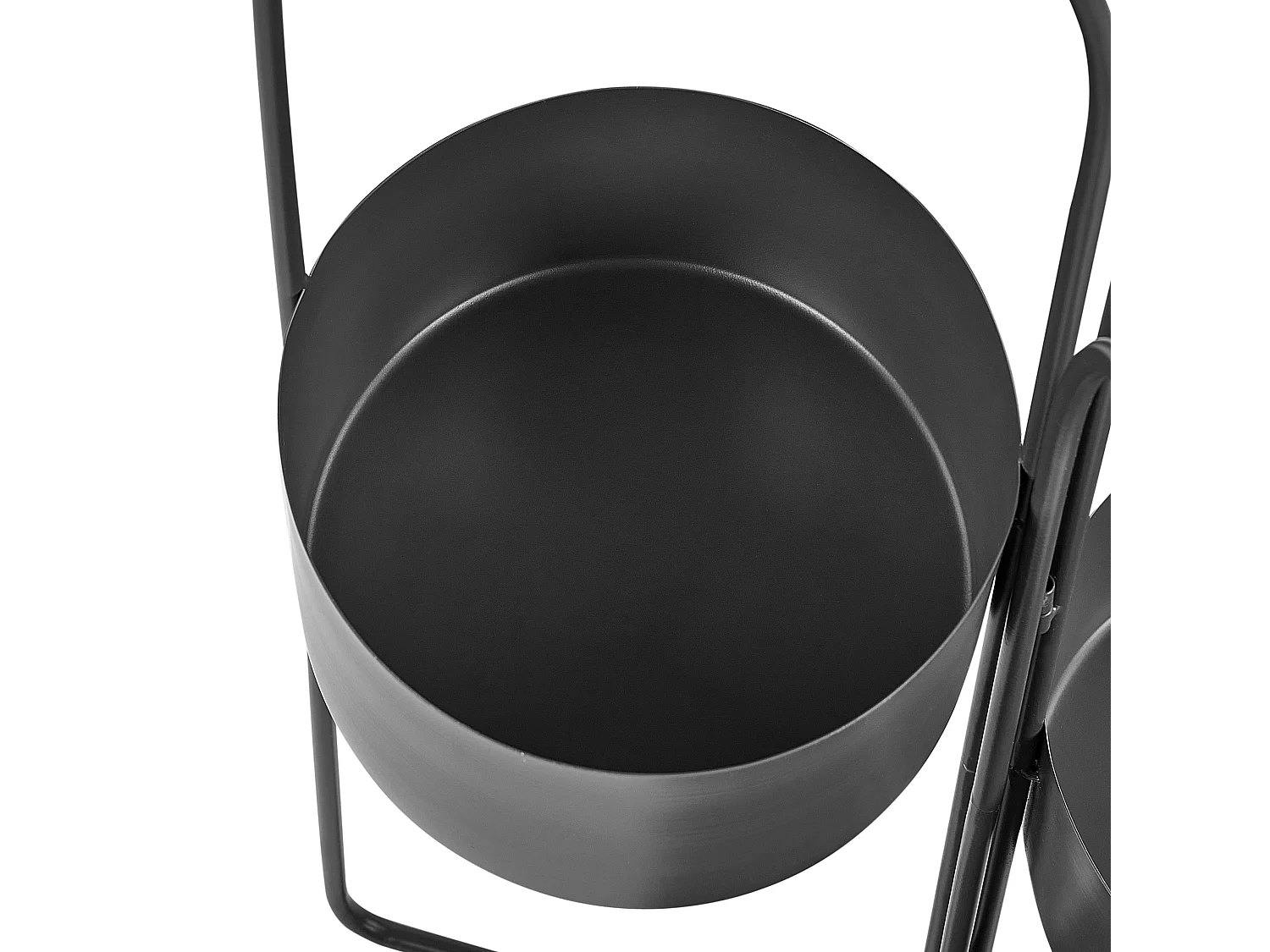 Plantenstandaard COLUTENA Metaal 56 cm Zwart
