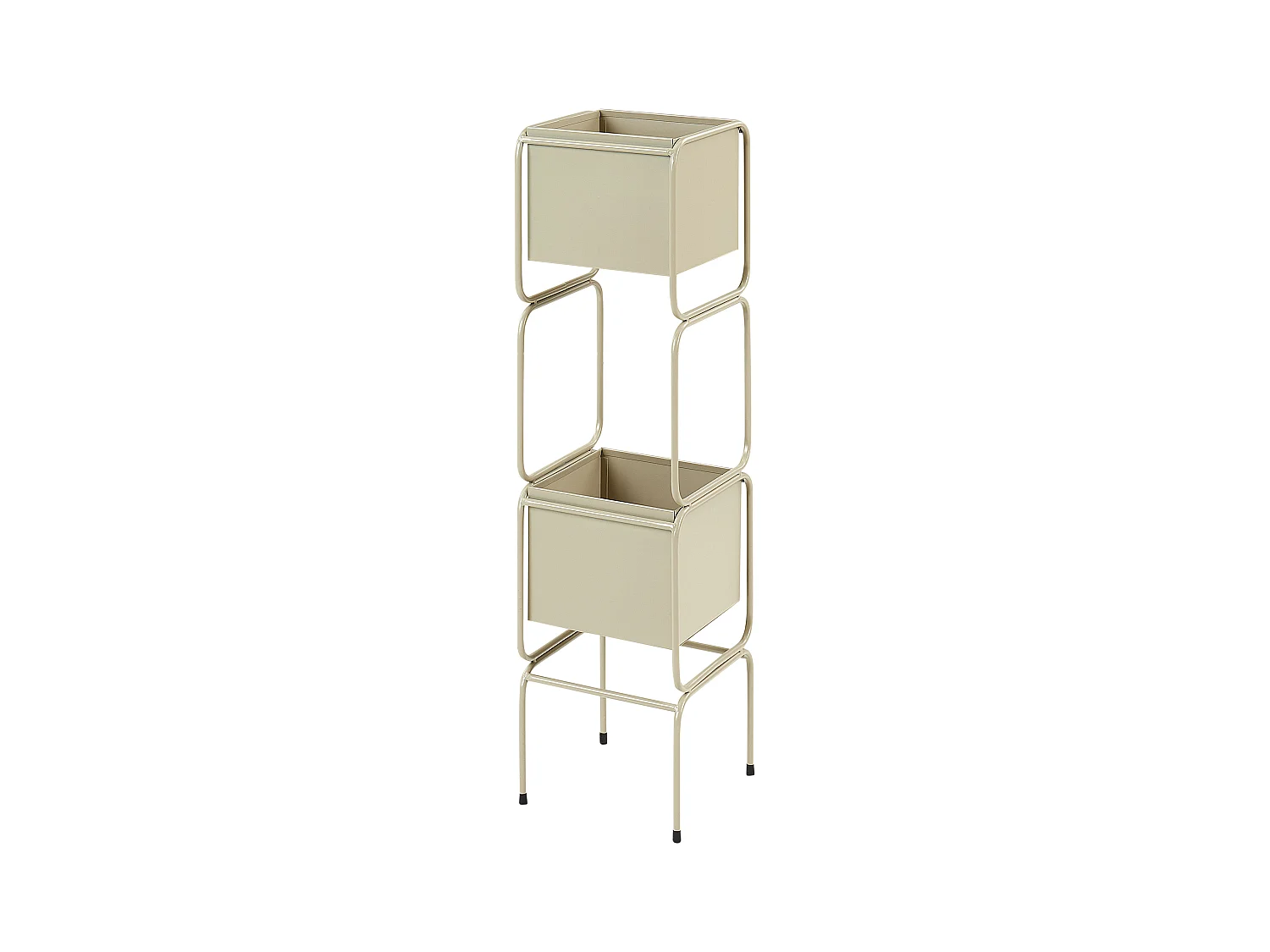 Support de pots COTINUS Métal 20 cm Beige