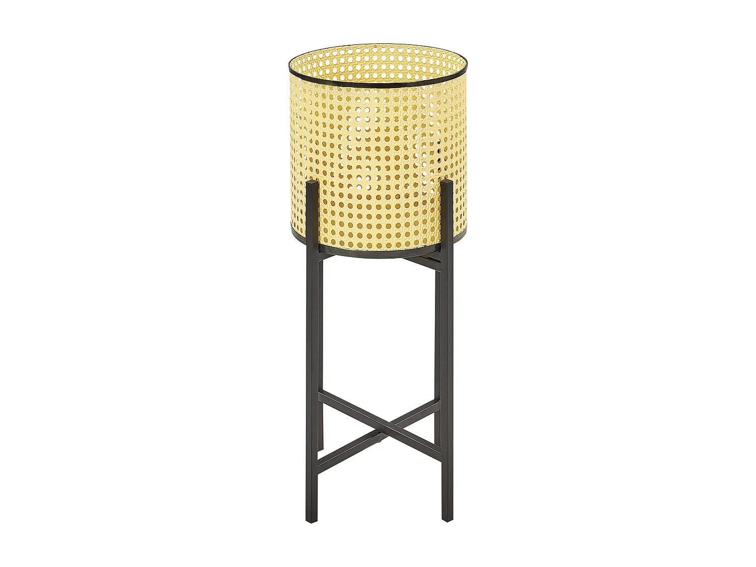 Vaso per piante rialzato FALLOPIA Metallo 25 cm Beige