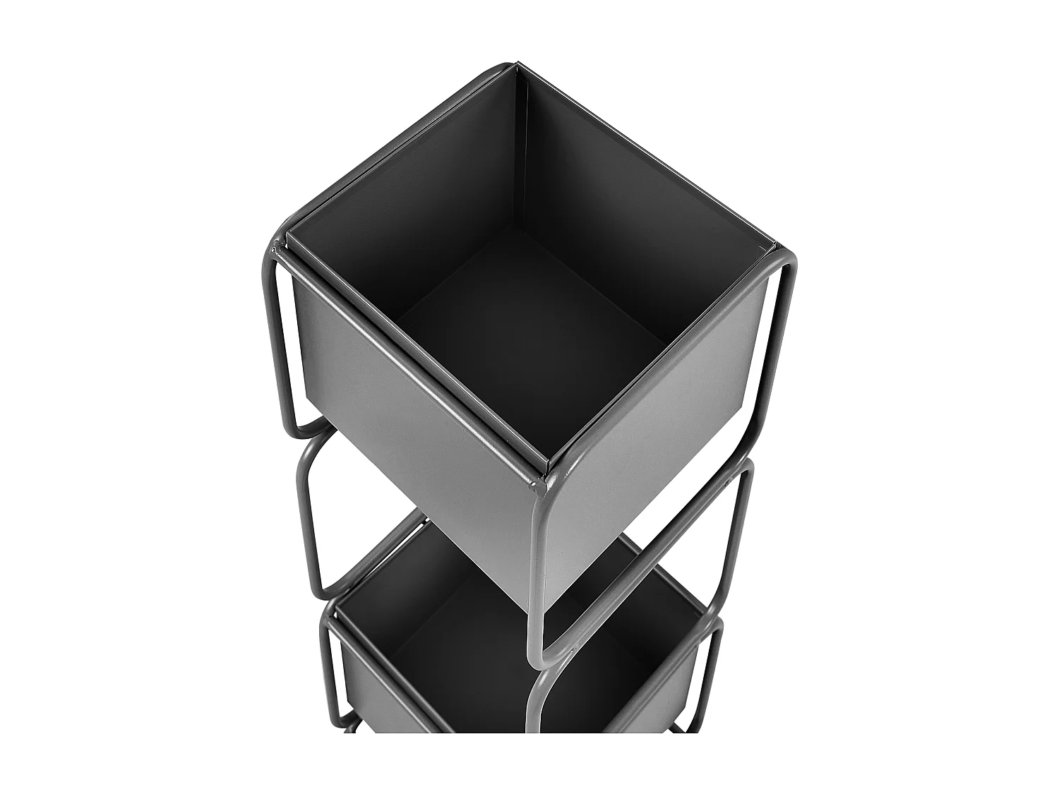 Stojak na kwiaty COTINUS Metal 20 cm Czarny